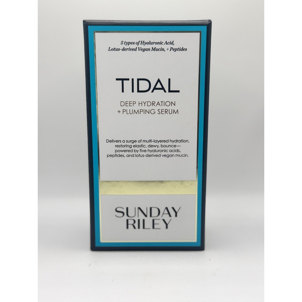 SEALED Sunday Riley Tidal Deep Hydration + Plumping Serum NEW